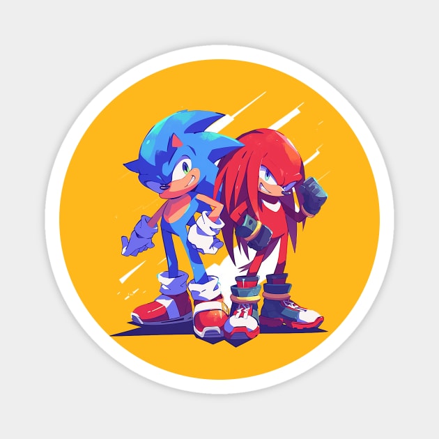 sonic and knuckles Magnet by StevenBag